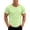 42Green216, variant on Knit Crew Neck Short Sleeve T Shirt For Man Casual Soft Everyday Basic Tee Holiday Celebration Comfortable Top