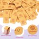thumbnail image 3 of 50 Pcs Etiquetas de Cuero Hechas a Mano, Etiquetas de Cuero Rectangulares Hechas a Mano con Agujero Etiquetas Grabadas para Embellecimiento Artesanías DIY Guantes Bolsas, Amarillo, 3 of 7