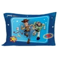 Disney Pixar Toy Story 4Piece Toddler Bedding Sets, Blue, Woody, Buzz