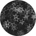 thumbnail image 1 of Ahgly Company Machine Washable Indoor Square Transitional Carbon Gray Area Rugs, 3' Square, 1 of 7