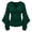 Green, variant on Womens Fall Tops V Neck Ruffle Blouse for Women Long Sleeve Waist Ruched Flared Elegant Everyday Tunic Top White Xxl