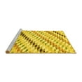 thumbnail image 2 of Ahgly Company Machine Washable Indoor Rectangle Abstract Yellow Modern Area Rugs, 2' x 3', 2 of 4