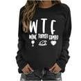 thumbnail image 2 of Wancir Womens Thanksgiving Shirt Leopard Pumpkin Printed Cute Graphic Tee Thankful Grateful Blessed T-Shirts Fall Top, 2 of 4