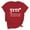 1Red, variant on Drses Women's Funny Aunt Gift T-Shirt - Short Sleeve Letter Printed Tops for Summer Fashion