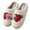 Red, variant on House Slippers for Women Couple Festive Memory Foam Valentines Shoes Fuzzy Indoor And Outdoor Slip On Close Toe Winter Slippers