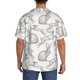 thumbnail image 3 of Fotbe Hand Drawn Rabbit Camisa Estampada de Manga Corta para Hombre, Casual de Verano, Estilo Playero, Sin Arrugas-Small, 3 of 5
