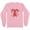 Pink, variant on Cute Candy Canes Long Sleeve Shirt Unisex Large White
