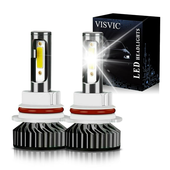 Fit For CHEVROLET EQUINOX (2006-2009) 9007 LED Headlight Bulbs High and Low Beam Combo, Super Bright Led Headlights Conversion Kit with Fan, 6000K Xenon White, Pack of 2, Headlight Bulbs