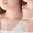 thumbnail image 3 of Collier Femme Mode Réglable Collier de Perles Plaqué Collier Ras du Cou, 3 of 10
