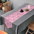 thumbnail image 4 of GZHJMY Christmas Pink Flamingo Table Runner Seasonal Table Cloth Runner for Kitchen Dining Table Wedding Party Holiday Coffee Dining Home Decor 13 x 70 Inches, 4 of 7