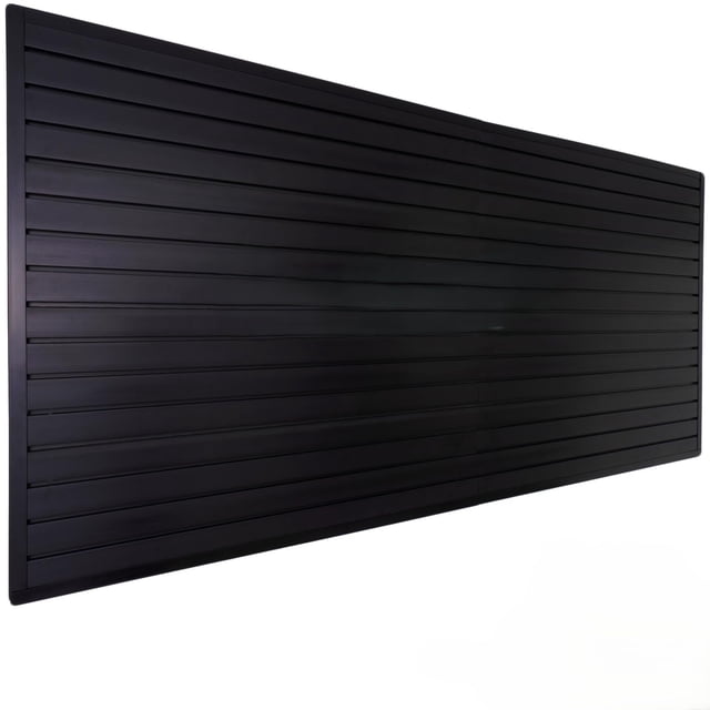 Slat Wall Paneling, 4'X8' Storage Systems Garage Tool Organizer Wall Mount, Heavy Duty PVC Slat Wall Panels, Easy DIY Install for Garage, Tool, Retail