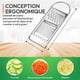 thumbnail image 2 of Cortador plano de acero inoxidable 3 en 1 profesional para cocina Rallador (29 cm), utensilios de cocina para rallar verduras, queso, patatas, rallador grande, 2 of 5