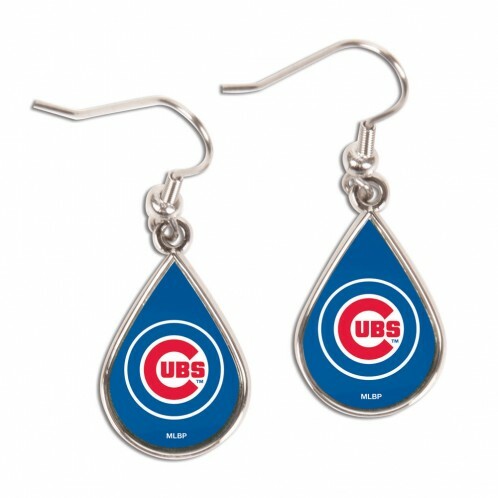 MLB Chicago Cubs Prime Teardrop Hard Insert Earring