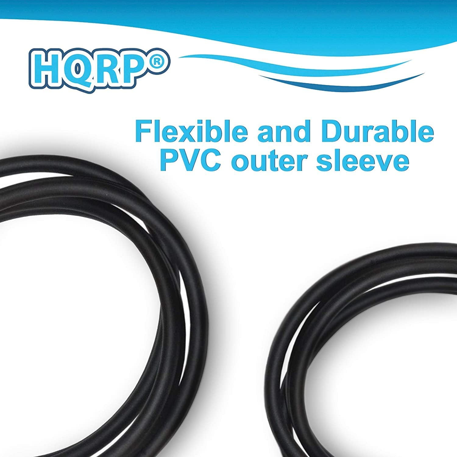 HQRP 2-Pack XLR to XLR Cable 6 Feet, 3-Pin XLR Male to 3-Pin XLR Female Cord, Compatible with Speaker, PA System, Copper Conductors, PVC Jacket, Mic Cord, XLR Speaker Cable, XLR Microphone Cable