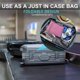 thumbnail image 5 of Almacenamiento y organización del baño, organizadores y almacenamiento de armarios, bolsa de equipaje de viaje para hombres, bolsa de equipaje de viaje plegable con compartimento para zapatos, bolsa d, 5 of 7