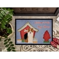 thumbnail image 3 of Carolines Treasures Dog House Collection Border Collie Red White Door Mat Indoor Rug or Outdoor Welcome Mat 24x36, 3 of 4