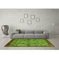 thumbnail image 3 of Ahgly Company Indoor Rectangle Oriental Green Industrial Area Rugs, 6' x 9', 3 of 4