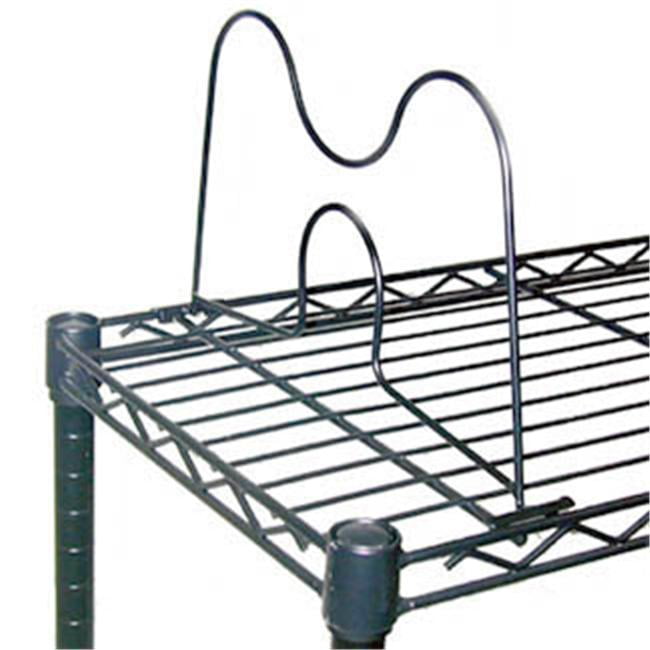 Sensible Storage Black 14in. x 8in. Shelf Dividers 30095 Pack of 8