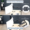 thumbnail image 3 of VIVO Single Ultrawide Monitor Extra Tall Desk Mount for Computer Screens to 49", 3 of 8