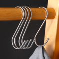 thumbnail image 1 of Paquete de 10 ganchos con forma de acero inoxidable, perchas de Metal, ganchos para colgar para cocina, taller, baño, jardín, 1 of 5