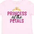 thumbnail image 4 of Inktastic Princess of the Petals with Crown Girls Toddler T-Shirt, 4 of 5