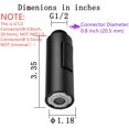 thumbnail image 2 of Ruibeauty Pull Out Spray Shower Head Setting Kitchen Spare Replacement Tap Sprayer Black, 2 of 5
