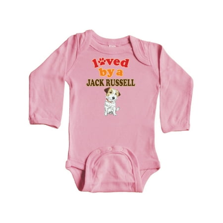 

Inktastic jack Russell Terrier Cute Gift Gift Baby Boy or Baby Girl Long Sleeve Bodysuit