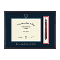 University of the Cumberlands Tassel Diploma Frame, Document Size 11" x 8.5"