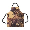 thumbnail image 2 of HATIART Vintage Fantastic Gothic Octopus Chef Kitchen Apron, Adjustable Strap Waist Ties, Front Pockets, Perfect for Cooking, Baking, Barbequing, 2 of 2