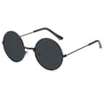 thumbnail image 2 of IAJDKMEK Sunglasses for Women Vintage - Small Round Metal Frame with UV Protection, Classic Retro Shades for Daily Wear, Driving and Casual Outings,Black, 2 of 3