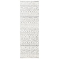 SAFAVIEH Adirondack Emil Southwestern Runner Rug, Ivory/Grey, 2'6" x 6'