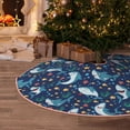 thumbnail image 5 of Bingfone Christmas Tree Skirt Mat Christmas Decoration Interior 48" -Sea Sharks, 5 of 6