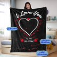 thumbnail image 4 of Birthday Gifts for Wife from Husband-Wife Birthday Gift Ideas 80"x60"Husband to My Wife Blanket Wedding for Her, 4 of 5