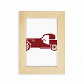thumbnail image 1 of Geometric Classic Red Cars Outline Desktop Display Photo Frame Picture Art Painting 5x7 inch, 1 of 3
