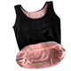 thumbnail image 4 of Chaleco térmico para mujer, otoño e invierno, forro polar, grueso, cuello redondo, tirantes, ropa interior ajustada a prueba de frío, chaleco sin mangas de terciopelo de una pieza, 4 of 6