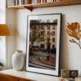 thumbnail image 5 of Corner Café Serenity - Manhattan New York Photography Street Photography City Autumn Architecture Cafe Vintage Black Framed Wall Art Print 5 x 7 inches, 5 of 8