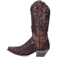 thumbnail image 3 of Dan Post Peek-A-Boo Brown Women's Western Boot, 3 of 7