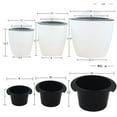 thumbnail image 2 of FRCOLOR  Hanging Outdoors Automatic Water Absorbent Flower Pot Wall Mounted Plants, 2 of 8