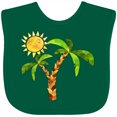 thumbnail image 3 of Inktastic Palm Trees with Cute Smiling Sun Boys or Girls Baby Bib, 3 of 4