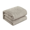 thumbnail image 3 of Chic Home Orson 5-Piece Geometric Cotton Comforter Set, Queen, Taupe, 3 of 6