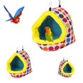 thumbnail image 3 of Hamaca colgante para pájaros, cálida y acogedora para el invierno, para loros, nido de peluche, 3 of 5