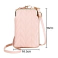 thumbnail image 2 of Bolso pequeño para teléfono con bandolera para mujer, cartera para teléfono móvil, 2 of 5