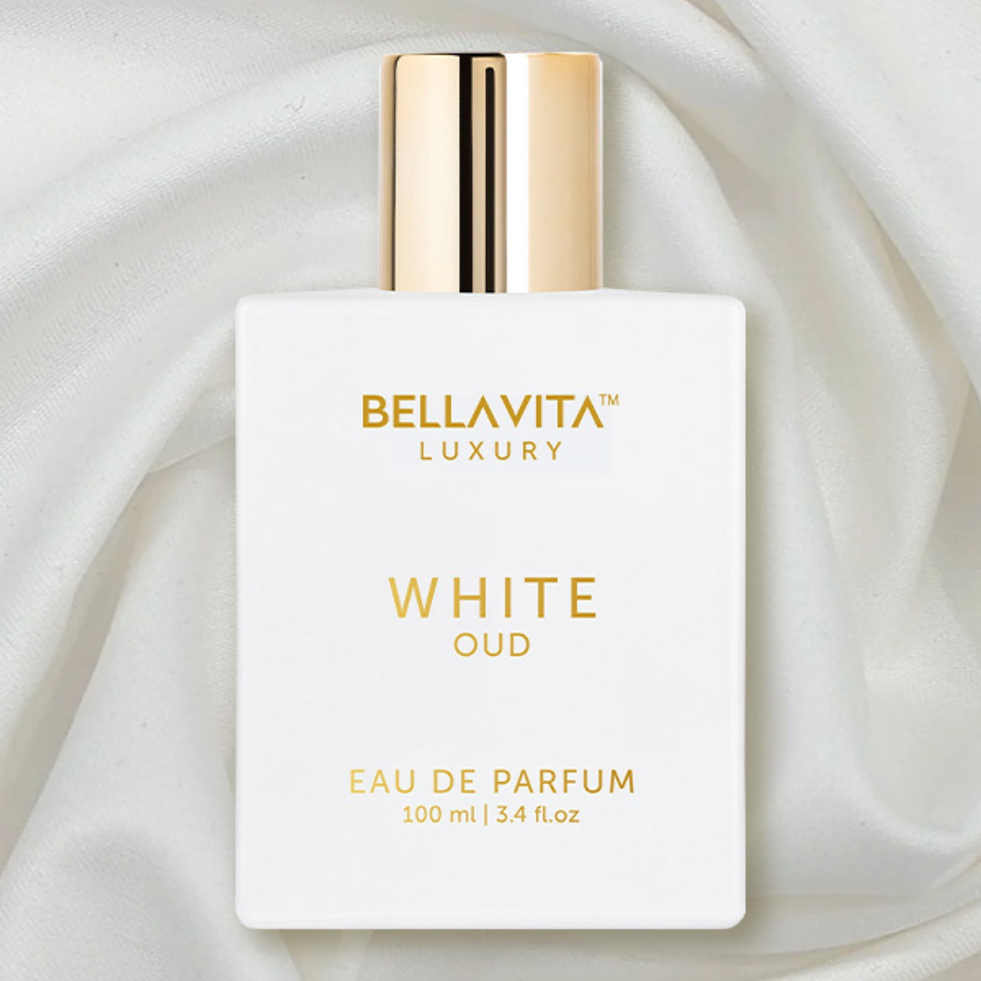 Bellavita Luxury White OUD Unisex Perfume 100Ml | Premium Arabic Men and Women Perfumes | Notes of Artemisia, Musk, Oud Vetiver and Freesias | Exquisite Unisex Arabian Perfume for Women & Men