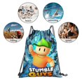 thumbnail image 5 of Stumble Guys Pattern Drawstring Bags Backpack Bag Cute Colorful Drawn Prints Drawing Sport Gym Sack Drawstring Bag String Bag Yoga Bag for Men Women Boys Girls, 5 of 5