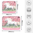thumbnail image 2 of Ryvnso Horse in Peach Forest Dish Drying Mat for Kitchen Countertop 16x18 Small Dish Pad Drainer Rack Dish Sink Mats, 2 of 7