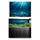 thumbnail image 2 of 2 Piezas Acuario 3D De Fondo Pecera PVC Decoración De Pared Pintura S / M, 2 of 9