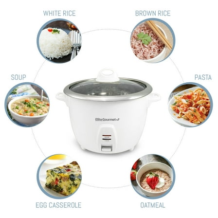 Elite ERC-2010 10-Cup Rice Cooker with Stainless Steel Pot