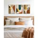 thumbnail image 5 of Arte mural boho abstracto PHOPAGO 11 x 14 pulgadas con marco, juego de 3, 5 of 9