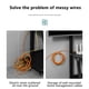 thumbnail image 2 of Corbatas Tubería de agua Cable Organizador Gancho Ajustable Autoblocante Zip Tie Clips 5pcs Wdftyju  Libre de BPA, 2 of 3