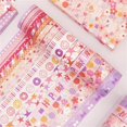 thumbnail image 4 of 15 Adhesiava Washi Cinta Adhesiva Decorativa, Material Manualidades Cinta Adhesiva Papel, para Manualidades, Diarios, Tarjetas perfecl cinta adhesiva decorativa, 4 of 4